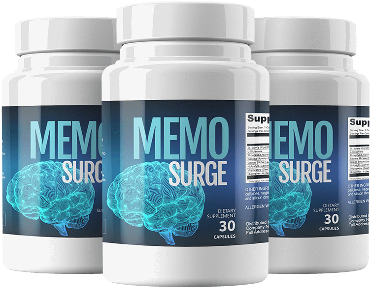 MemoSurge 3 bottles